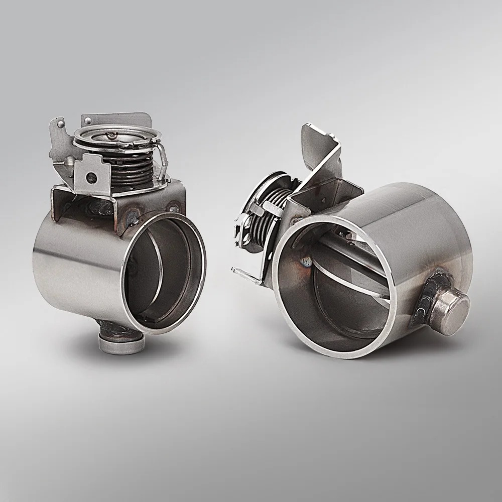 51/60mm Motorcycle Modified Exhaust Pipe Manual Mechanical Exhaust Valve Gear Switch Silencer Noise Reduction Valve