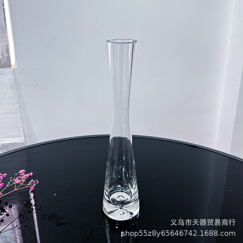北欧スタイルins風小花瓶客間生け花置物ガラス透明水養花ミニシンプル花器|undefined