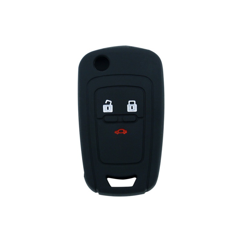 Funda plegable de silicona 3 teclas para Chevrolet Cruze Aveo control remoto