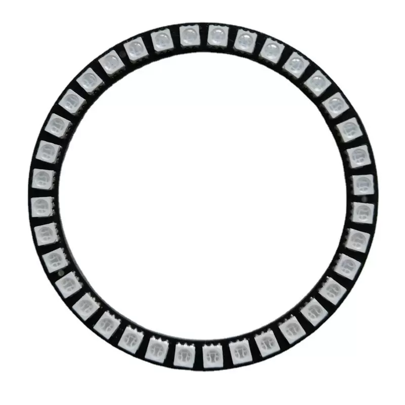 LED天使眼大灯 90mm天使眼 汽车前大灯光圈 七彩变色 无线遥控