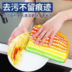 レインボーラグ 食器用クロス 吸水たわし 5枚パック