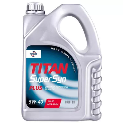 Fuchs Super 5W40 Fully Synthetic Engine Oil Official Genuine Product for BMW, Mercedes-Benz, Audi, and Volkswagen, 4L Initial Pack (Gasoline Engine Oil) - 5w-40-a3b4-4l