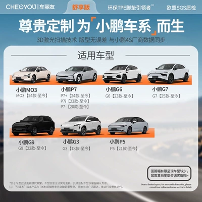 for Xpeng M03 G6: Modelə uyğun ayaqaltı - xiaopeng-car-model-11-custom-car-leave-a-message-with-the-car-model-year