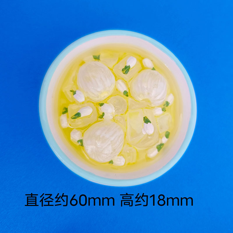 新款手工食玩冰箱贴仿真食物提拉米苏芒果款树脂磁力贴家居装饰品