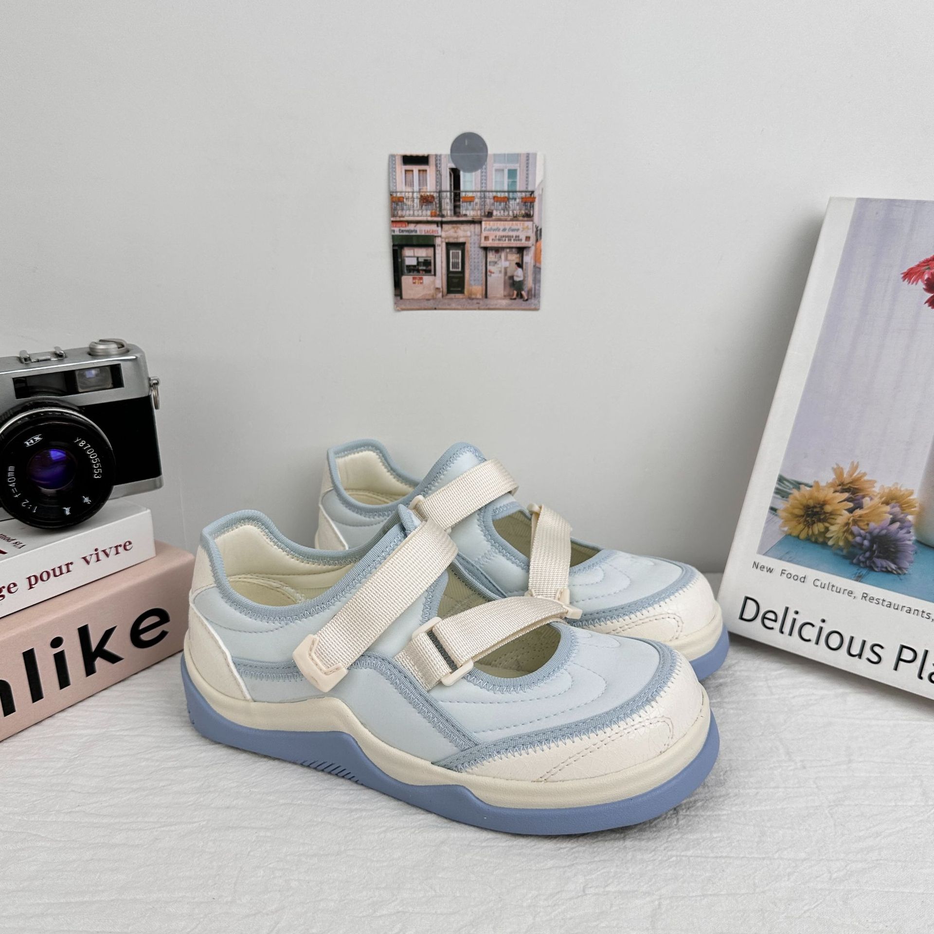 Yuanbo Zapatos Marizhen para mujeres 2025 nuevo verano red ventilada nicho sensación de diseño universal zapatos casuales para el cabello