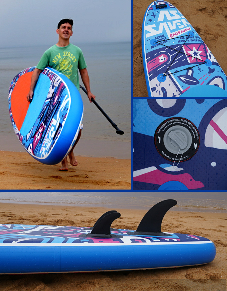 Cross-Border SUP Inflatable Surfboard Manufacturer Wholesale Water Skiing Kayak Stand Up Paddle Board_desvips.com