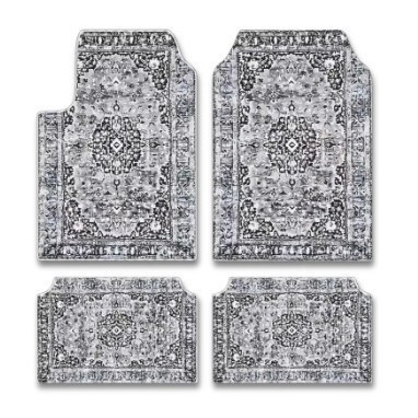 Cross-Border Temu Car Floor Mats Four-Piece Set for Driver and Passenger, Dirt-Resistant Non-Slip Floor Mats, Entryway Door Mats, One-Piece Drop Shipping