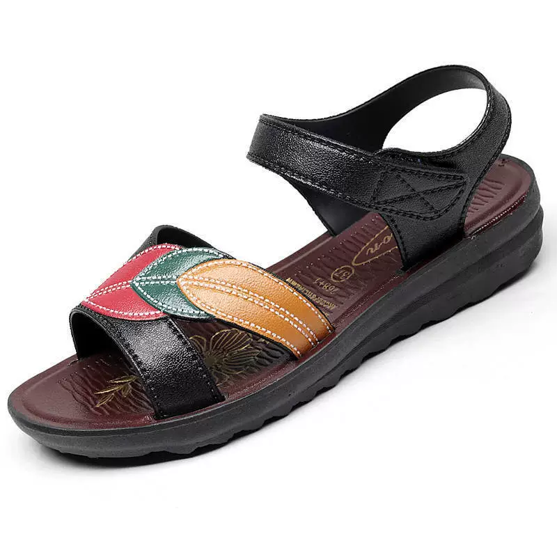 Summer non-slip comfortable sandals, soft sole, for middle age