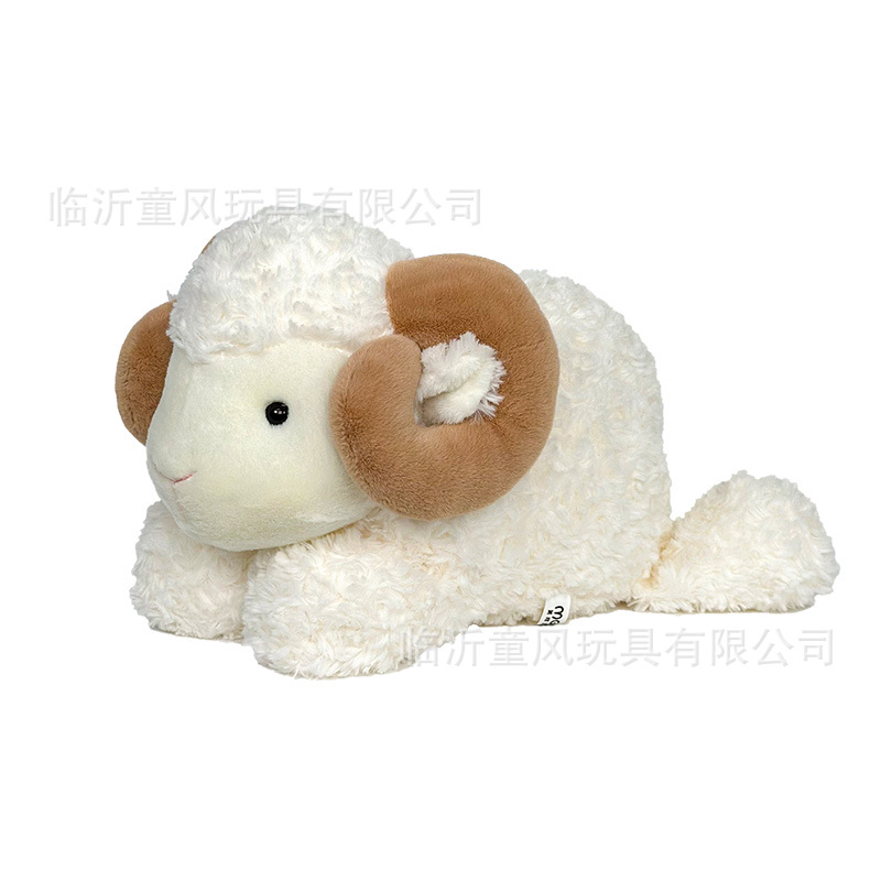 Nuevos productos transfronterizos Serie de cacao Vaca de vaca Cordero Muñeca de peluche Muñeca al por mayor Almohada Dormitorio Acompañamiento Muñeca