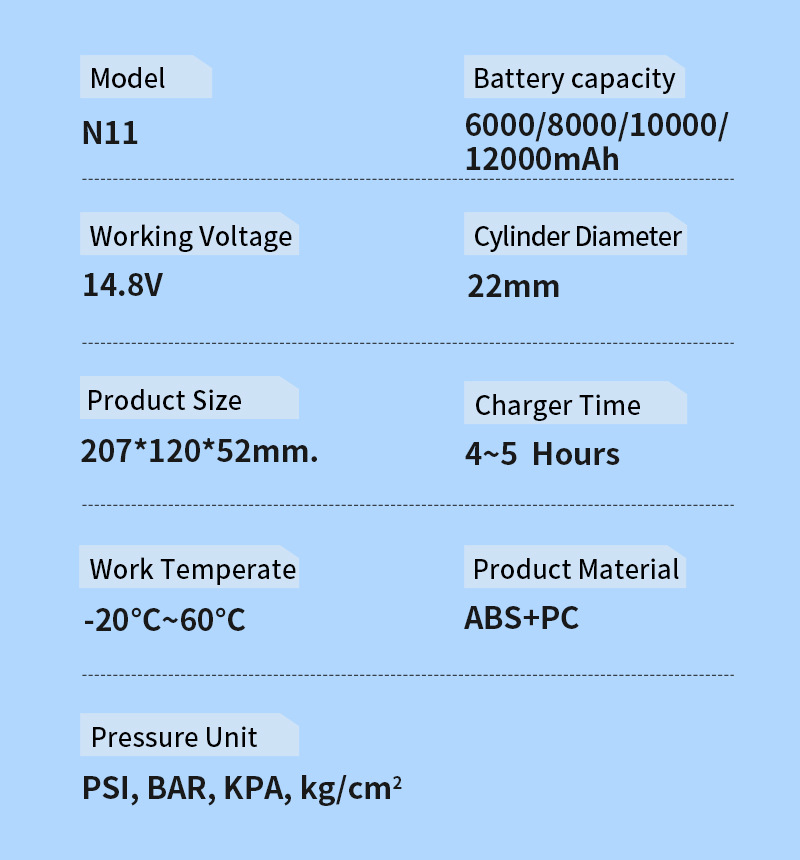 [N11] Cross-Border Car Emergency Starting Power Supply, Air Pump, Integrated Power Bank, Multifunctional Portable Battery Jump Starter