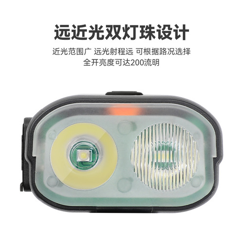 Cross-border new bicycle bell light mountain bike road bike night riding charging front light bicycle accessories