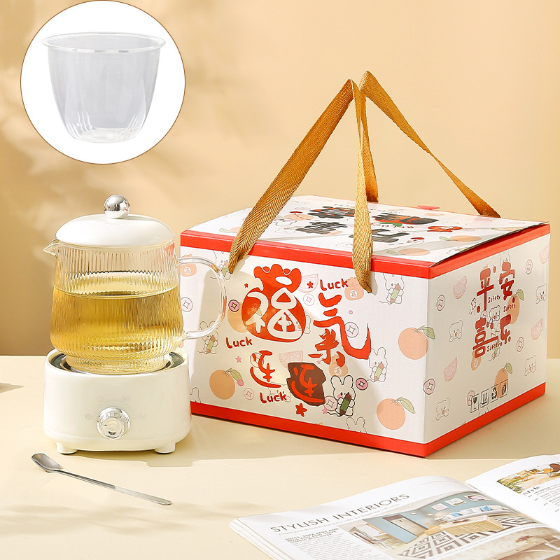多機能養生ポットオフィス大容量養生カップ電熱カップ煮花茶湯たんぽ保温カップギフトボックス|undefined