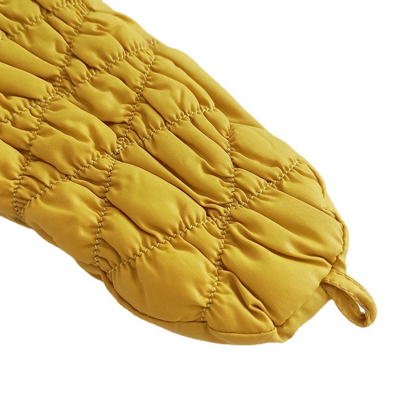 特价包邮羽绒布翻盖加绒保暖手套女秋冬季双层露大指闷指现货手套