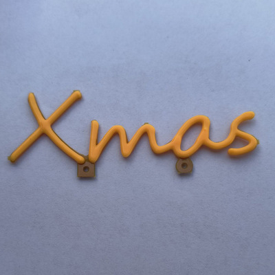 创意 LED灯片 工艺品 复古装饰灯 XMAS 黄光 3V 光源 工厂 供应|ms