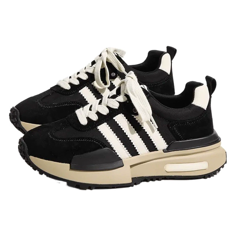 2024 новая новая маленькая белая обувь для студенток спортивная обувь сеть красная повседневная женская обувь дикая кожаная обувь на толстой подошве