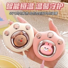 新款迷你猫爪可爱暖手宝秋冬便携式随身速热USB充电式暖手宝批发