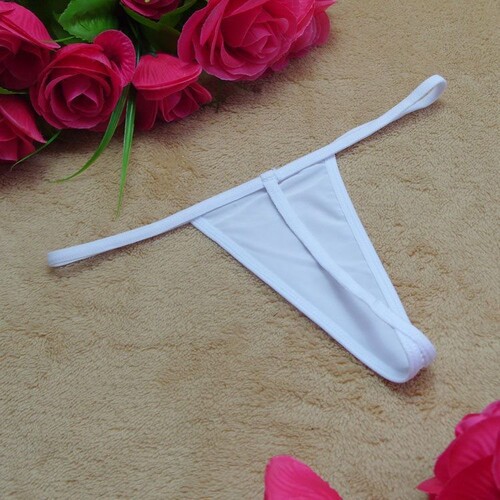 Bulk Wholesale Milk Silk Sexy Thong Panties Low Waist Temptation Adult T Pants G String One Piece 