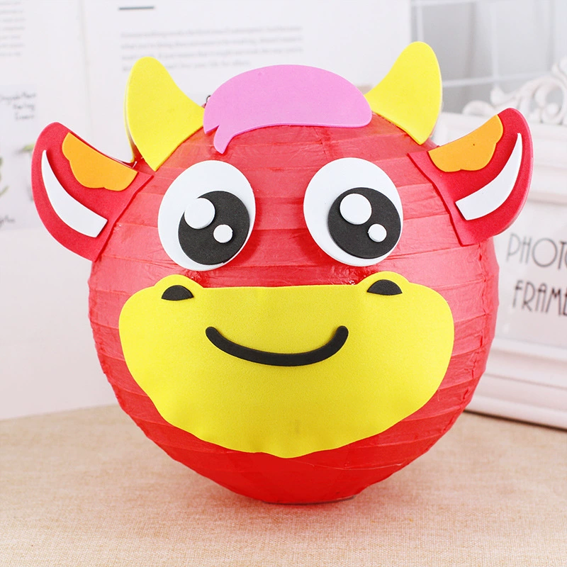 Фонарик для детского сада, мультяшная ручная лампа, игрушка, DIY, рукоделие