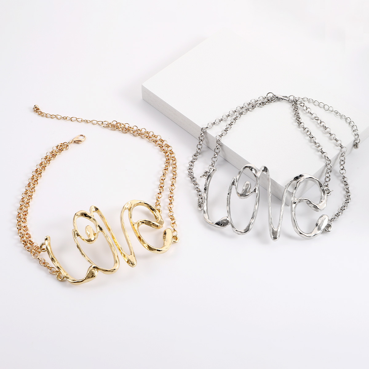 1 Piece Fashion Letter Alloy Plating Womenu0027S Necklace