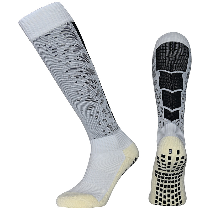 Football Socks Men's Long-Tube Adult Over-The-Knee Football Socks Professional Competition Adult Sweat-Absorbent Wear-Resistant Non-Slip Sports Socks