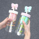 Spring Starlight Straight Body Glass Cup Tea Separation Flower Tea Cup High Color Value Straw Cup Borosilicate Glass Cup