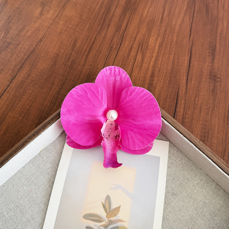 로즈 레드 사이드 클립