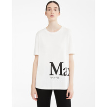 亏本清仓~不退不换~MAX下摆大字母印花面料柔软纯棉圆领短袖T恤