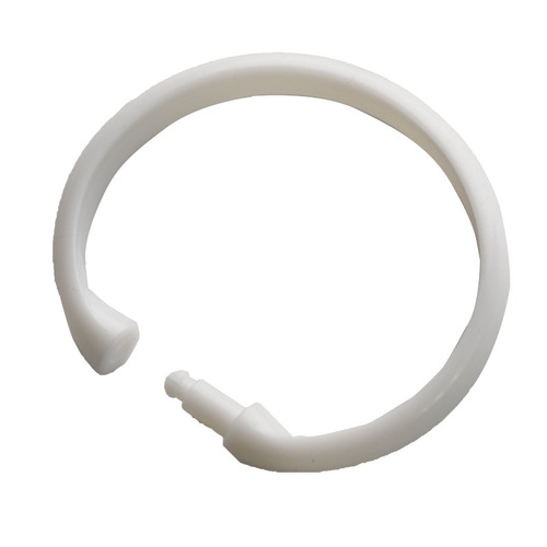 Cross-border shower curtain hook creative plastic bed curtain ring accessories round transparent shower curtain ring large curtain hook