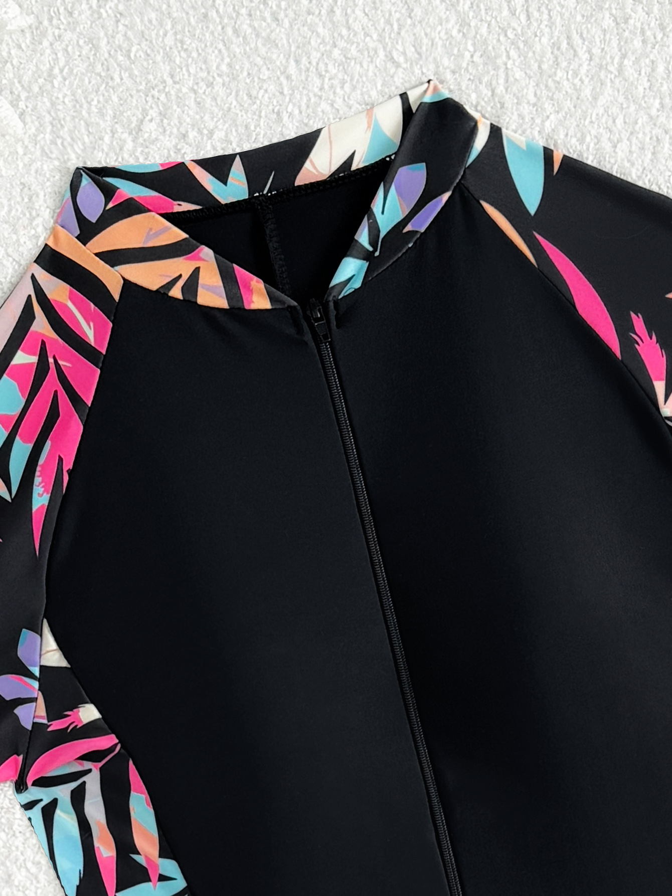 273g Weight Long Sleeve Sleeve Length Nylon Fabric Type Regular Top Length One-pieces Tops Type 1 Piece Quantity Fitness Occasion High Neck Neckline Regular Fit Fit Type Solid Color Pattern Women's Gender Sexy, Solid Color Style Women's Sexy Solid Color Solid Color 1 Piece One Piece Swimwear 17