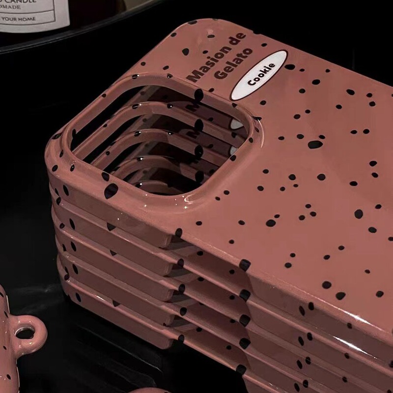 Autumn and Winter Speckled Film Phone Case Suitable for Apple 17/14/I13Pro12/11/8P Protection