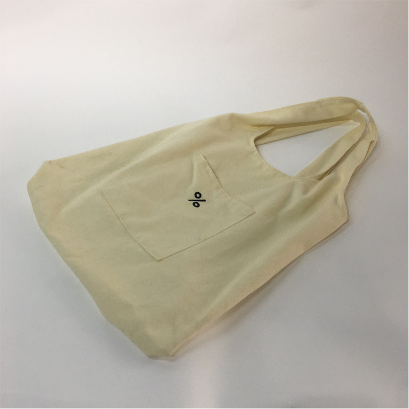 一件起订2025新款全棉背心袋 双层两用多口袋时尚帆布袋 纯棉挎包