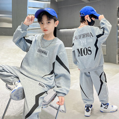 Children's Cotton Hoodie Set - 2022 Autumn New Style Personality Trend - Large and Medium Children's Hoodie and Pant Set
