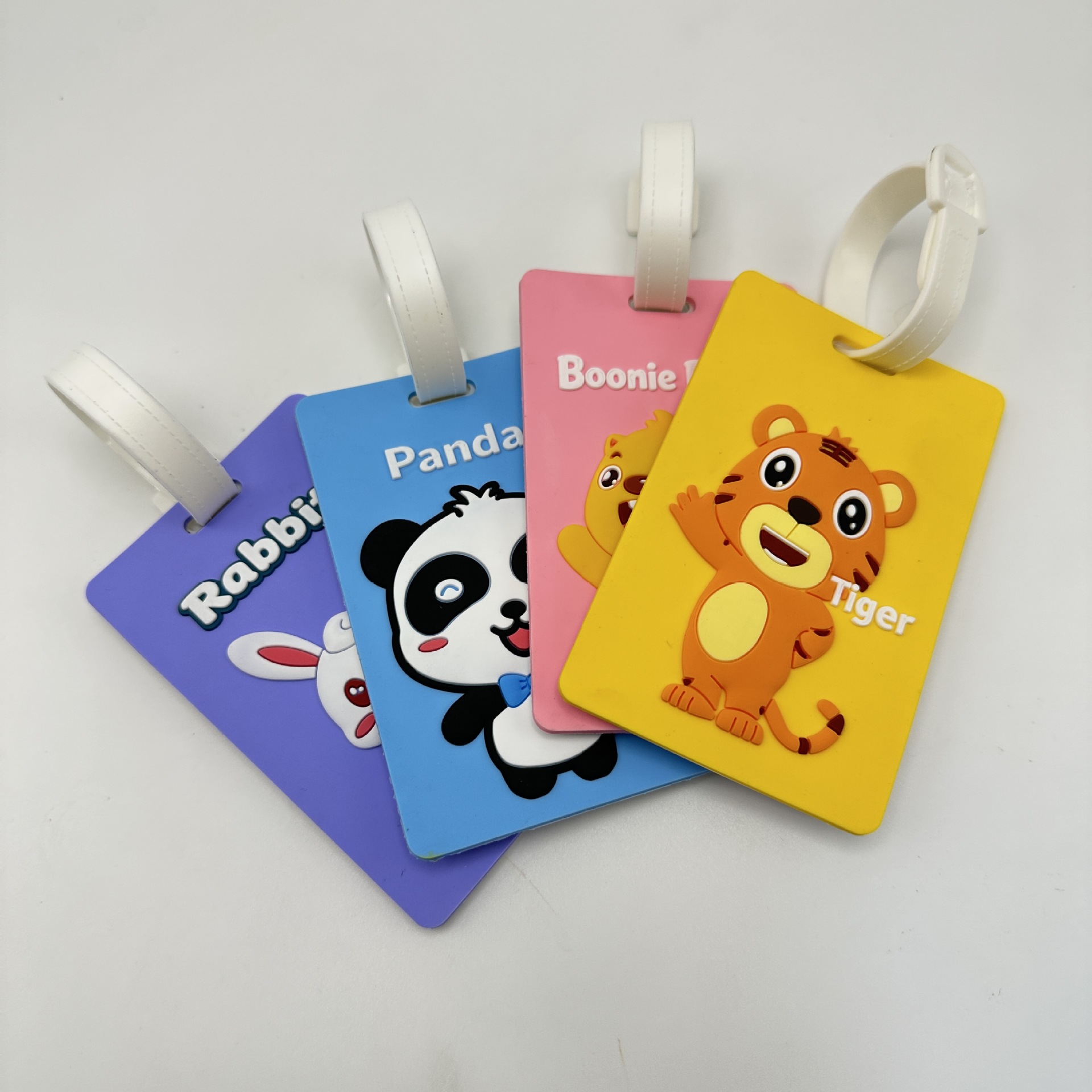 厂家供应PVC软胶卡通行李牌立体旅行牌挂牌印刷logo挂件