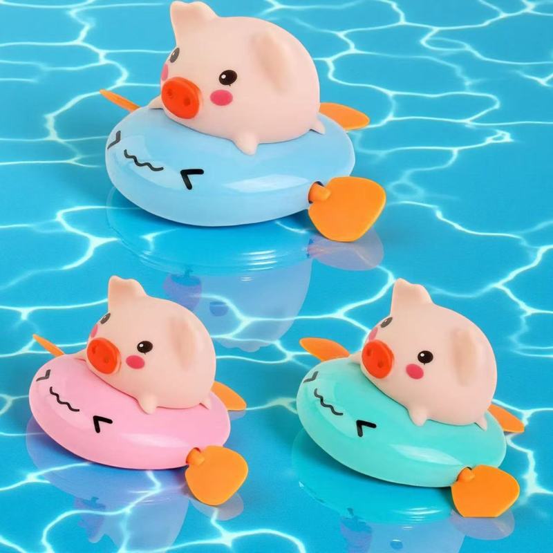 赤ちゃんと子供のベビーバスおもちゃ、シャワー、水遊び、かわいい子豚、水泳、水遊び、イルカ、男の子と女の子|undefined