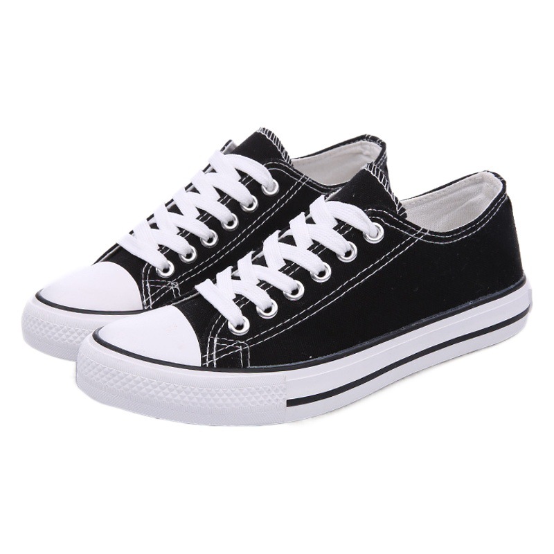 2026 Wholesale Classic Canvas Shoes for Women, Student Korean Style Spring Couple Models, Harajuku Low-Top Trendy Sneakers