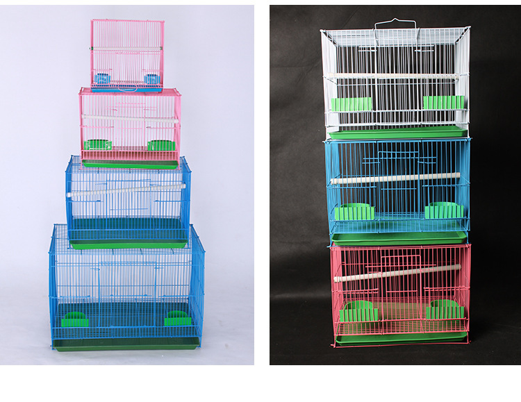 宠物笼子铁艺小中大号群鸟笼鹦鹉鸽子笼兔笼宠物笼子养殖繁殖笼子详情10