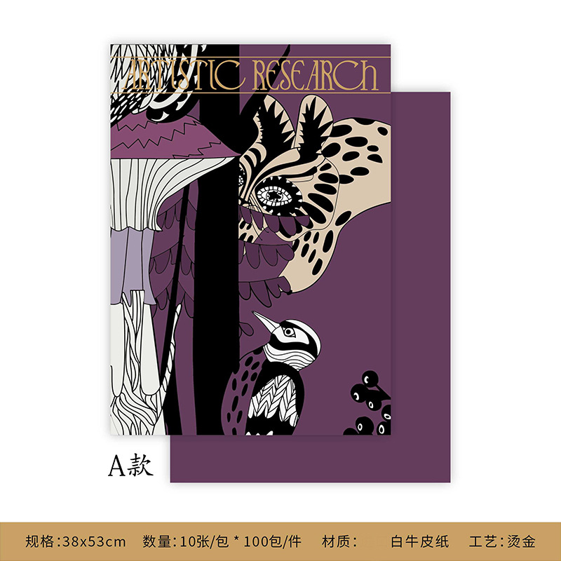 Tipo A; 38 * 53cm 10 hojas / paquete