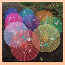 ✅传统工艺舞蹈伞透明油纸伞古典旗袍走秀舞台道具拍照迷你花伞