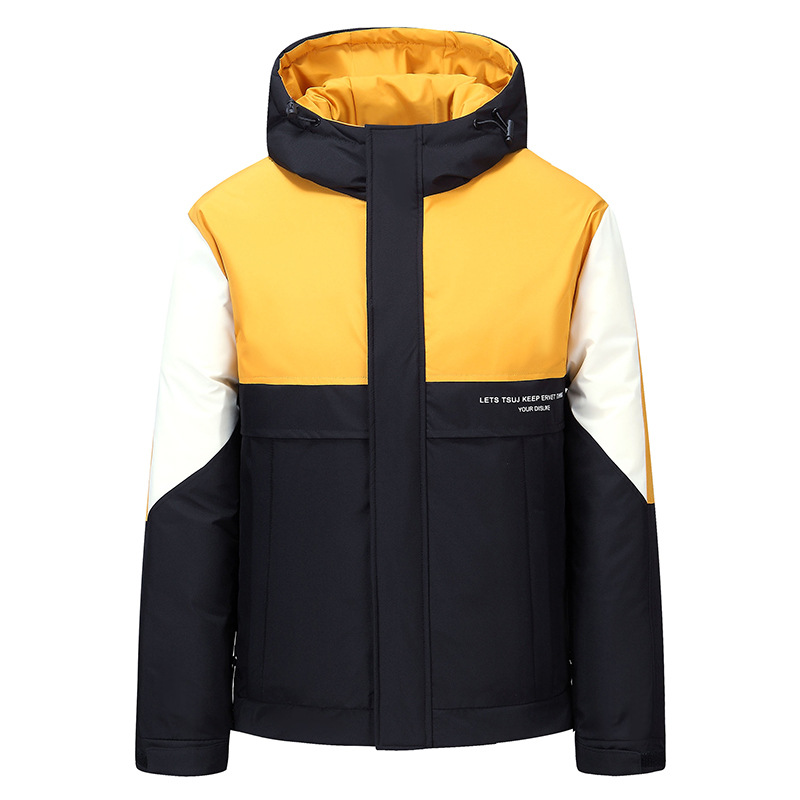 2024 nuevo invierno ocio cálido colorado grueso algodón ropa de hombre pareja joven chaqueta chaqueta ropa de hombre