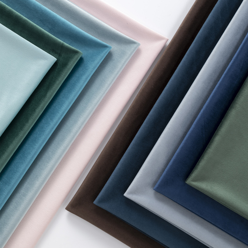 现货批发96色加厚天鹅绒荷兰绒丽丝绒磨砂绒沙发布料服装抱枕面料