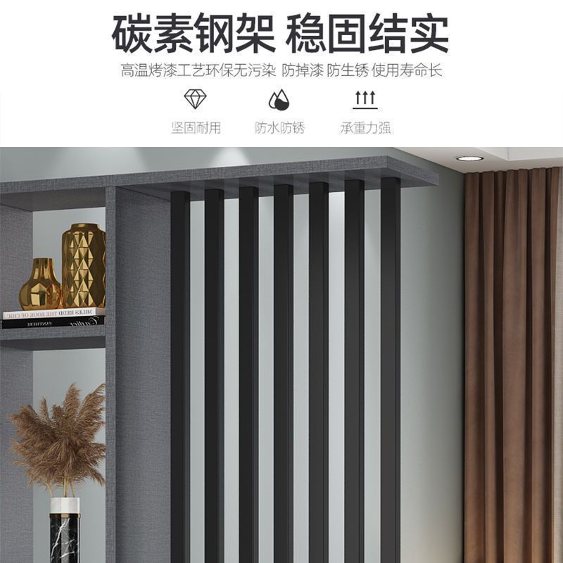 入户玄关柜屏风隔断客厅遮挡家用进门中式风挡现代简约对门置物架|undefined