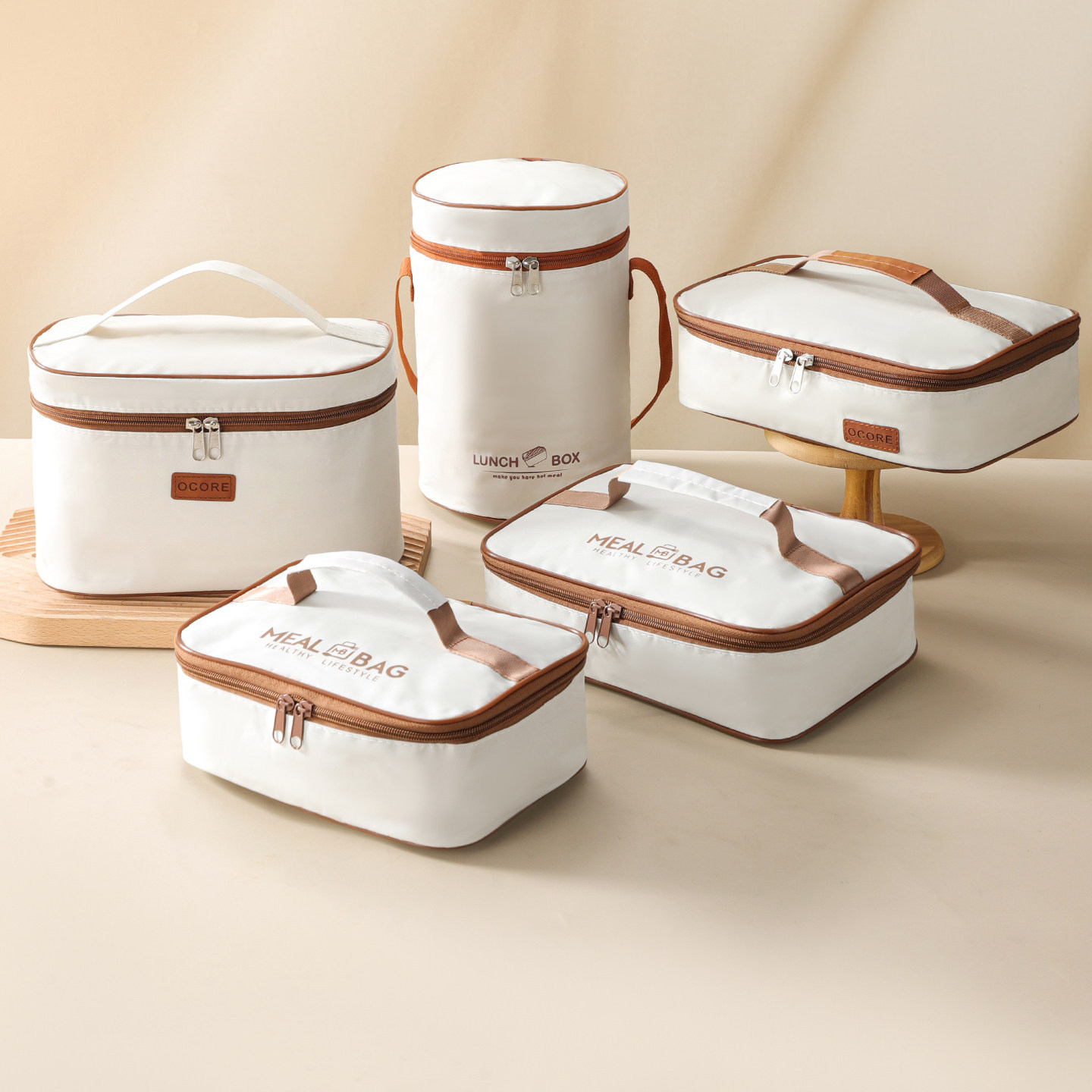 Bolsa de almuerzo de aislamiento térmico bolsa de almuerzo de almuerzo de aluminio bolsa portátil al aire libre bolsa de almuerzo de aluminio