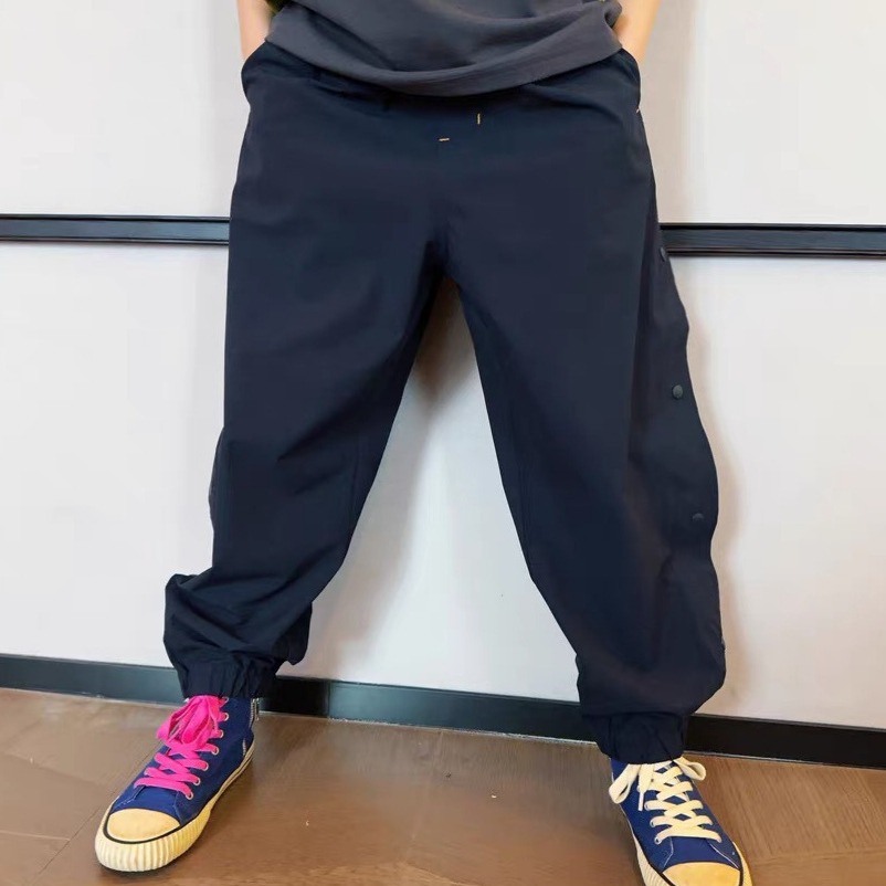 Comfortable and Good Wear for Daily School Boys' Baby Boys' Thin Sports Pants Quick-drying Pants with Loosening Waist and Navy Blue Buckle Pants