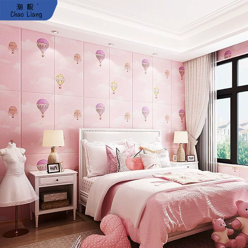 Self-adhesive three dimensional wallpapers on wall, internet celebrity, 3D