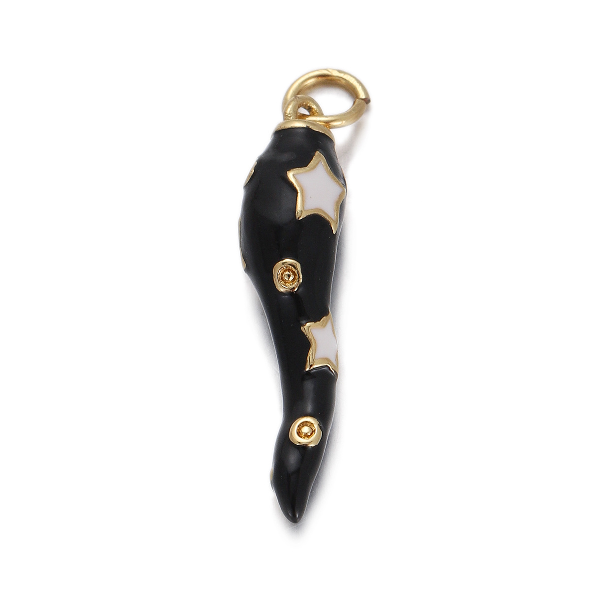 4g Weight Pendant Jewelry Making Type Gold Plated Plating Material 1 Piece Quantity Daily Occasion Copper Material Star, Heart Shape Pattern Women's Gender Enamel Design Simple Style Style 1 Piece Copper Gold Plated Star Heart Shape Pendant 23