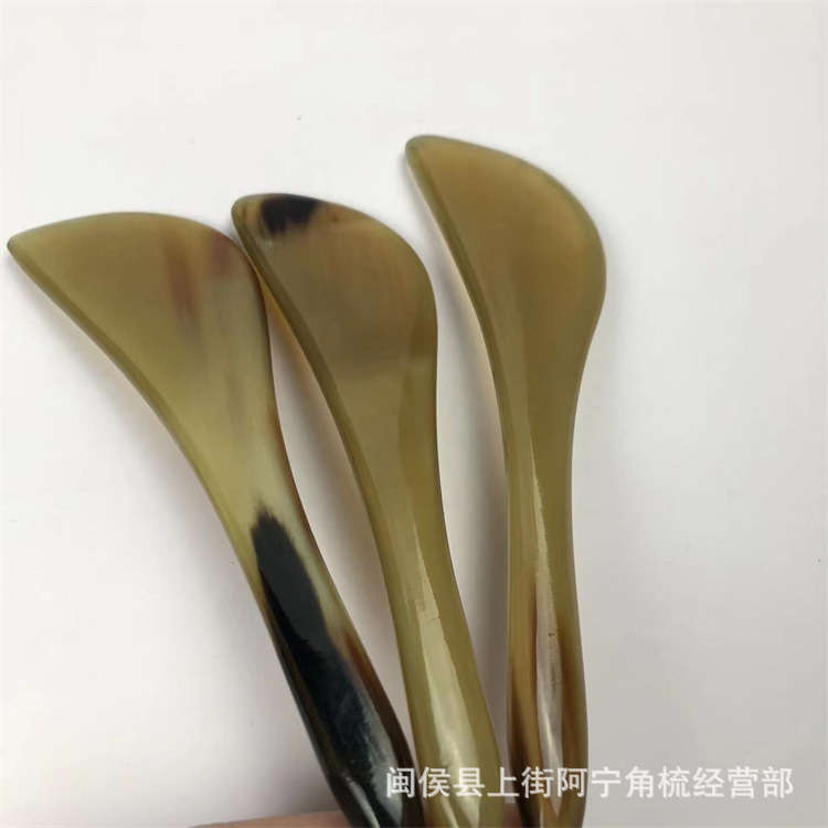 Horn Gua Sha Acupoint Massage Stick 12cm Tendon Plucking Tool for Eye and Body Care quality and texture