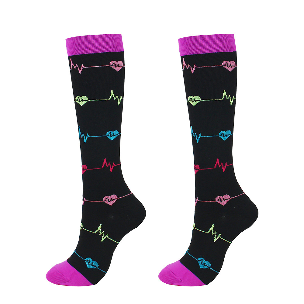 검은 배경 심전도