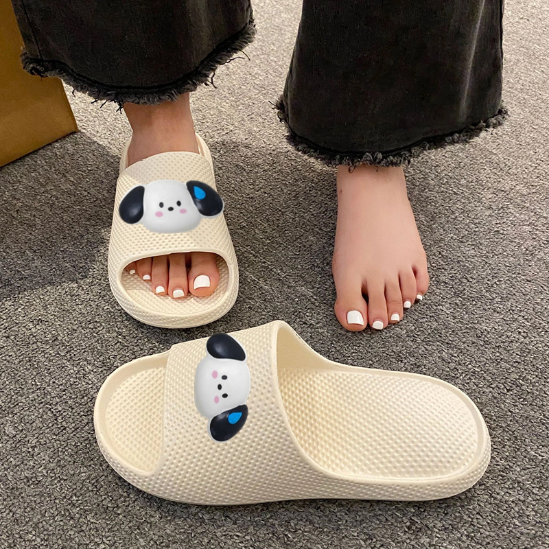 Women's Summer 2024 home couple indoor non-slip bathroom bath slippers men's slippers thick bottom