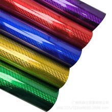 跨境新品 PET锻造电镀飞机纹碳纤维贴纸内饰中控亮黑色后视镜贴膜