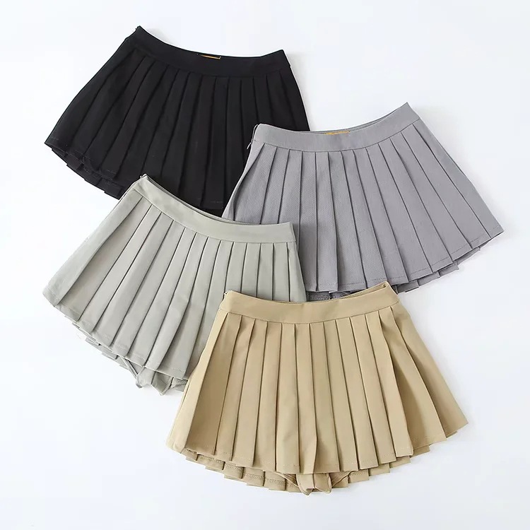 Summer pleated skirt